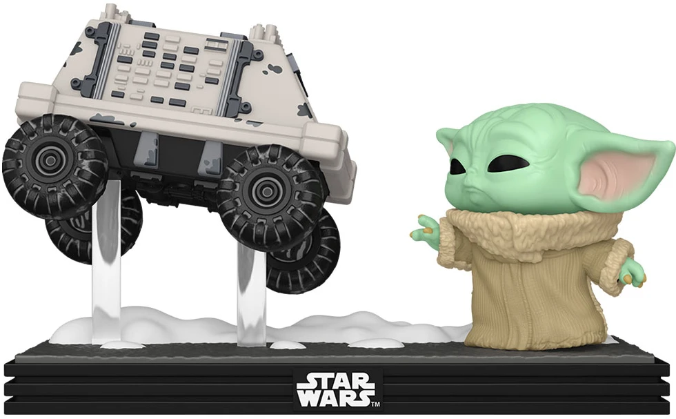 Коллекционная фигурка FUNKO POP! Moment серии Мандалорец и Грогу - ГРОГУ И РЕМОНТНЫЙ ДРОИД MSE-6 (90813)